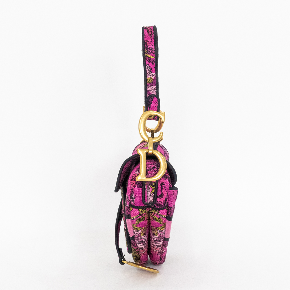 Christian Dior Embroidered Saddle Bag - Picture 3 of 10